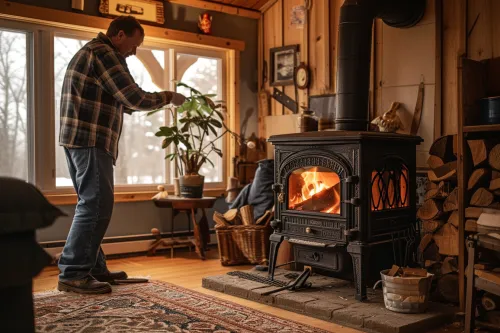 Personne effectuant la maintenance préventive d'un équipement domestique avec des outils spécialisés