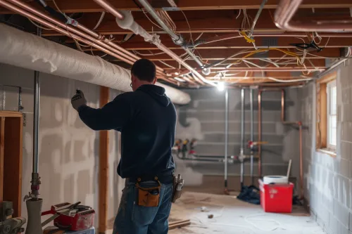 Tuyaux de chauffage isolés réduisant les pertes thermiques pour des économies d'énergie significatives dans l'habitat